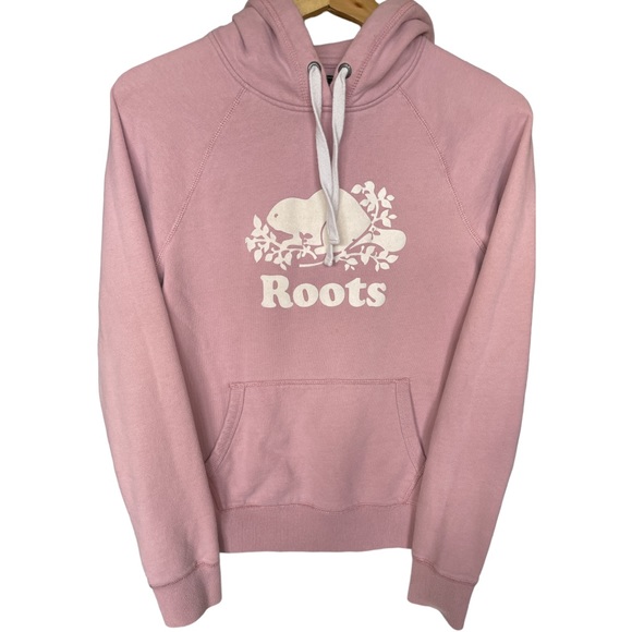 Roots pink hoodie in size S in EUC - Picture 2 of 4